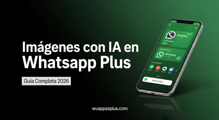 Imágenes con IA en WhatsApp Plus