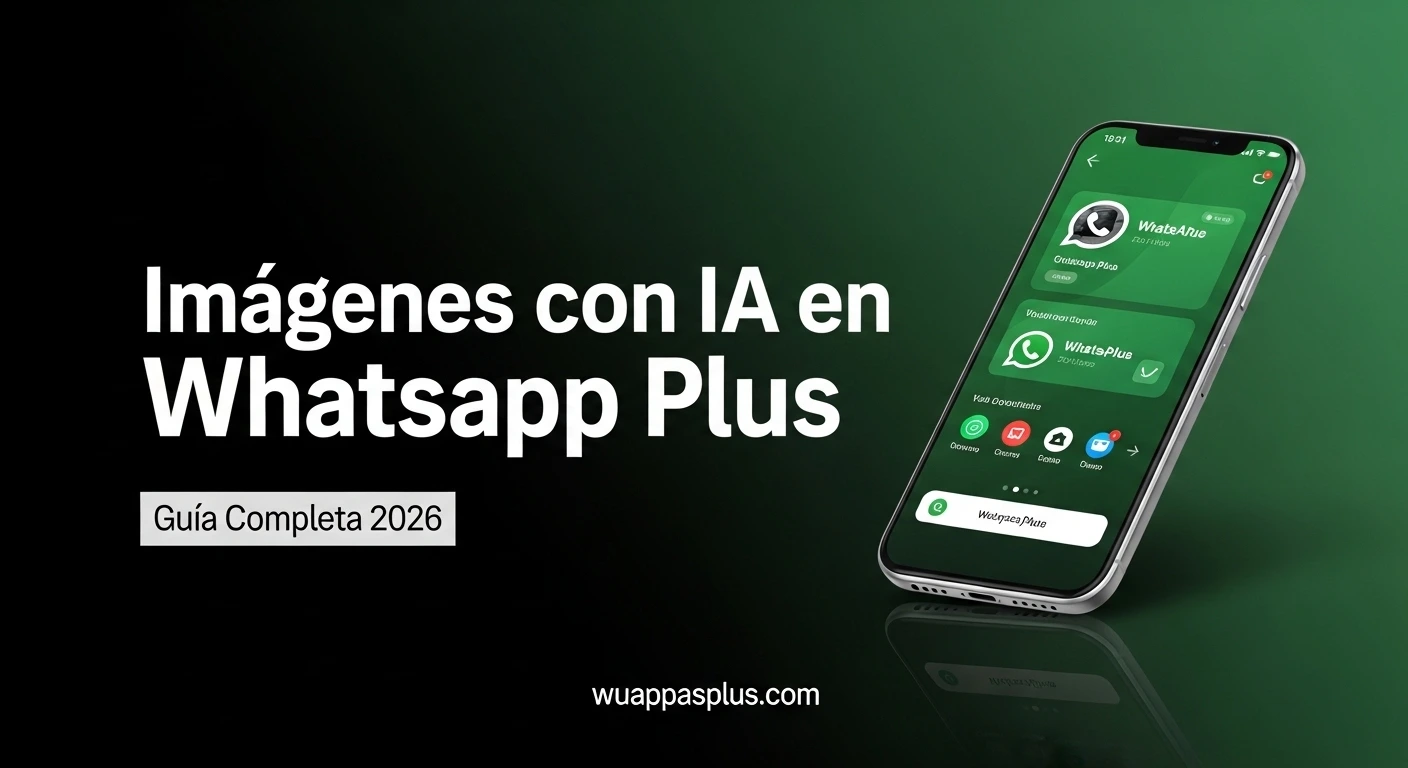 Imágenes con IA en WhatsApp Plus