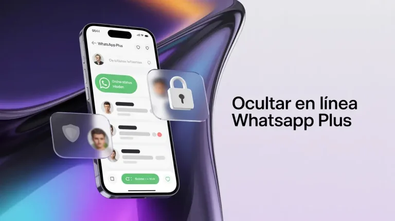 ocultar estado en línea WhatsApp Plus