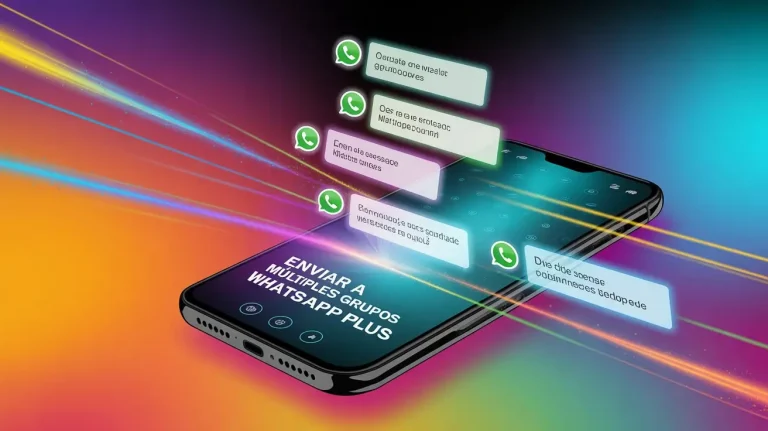 enviar mensajes a múltiples grupos en WhatsApp Plus