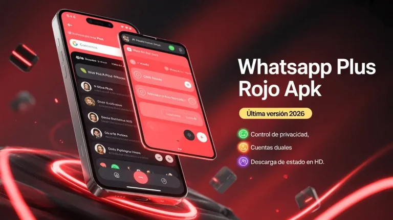 Whatsapp plus rojo apk