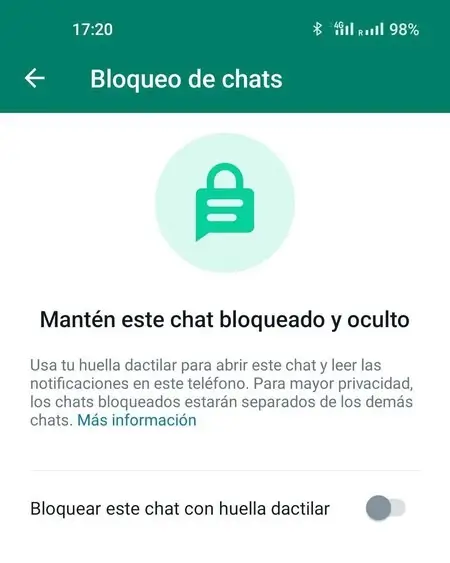 Más funciones de privacidad en WhatsApp Plus