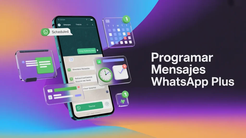 programar mensajes WhatsApp Plus
