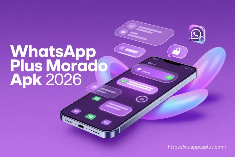 whatsapp plus morado