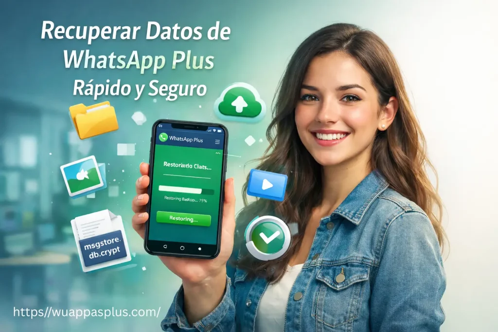 recuperar datos de WhatsApp Plus