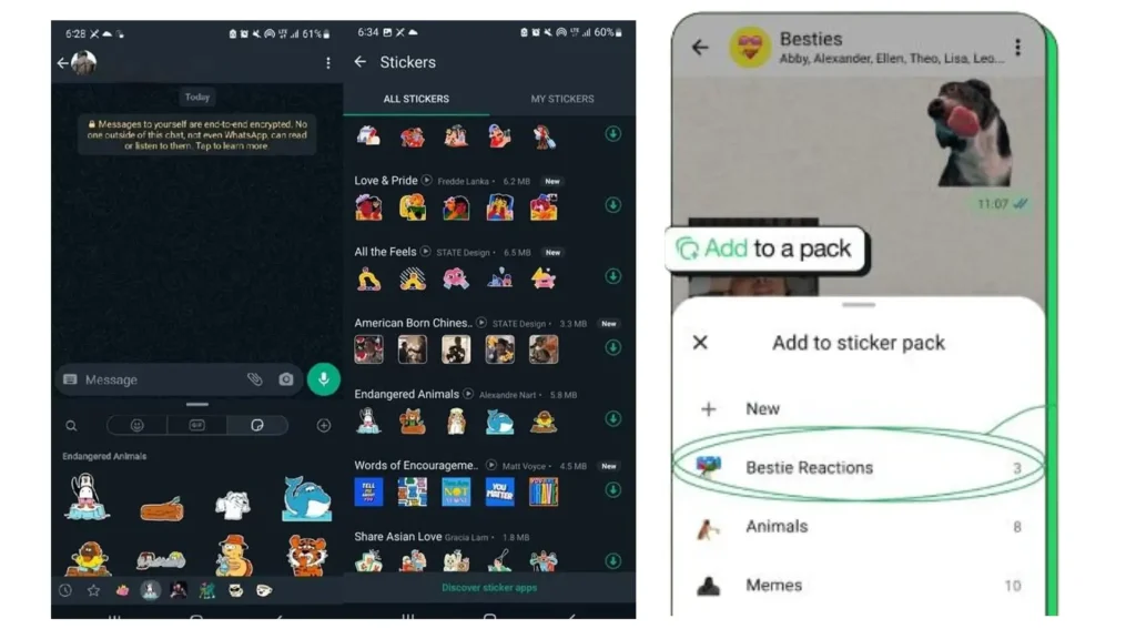 Stickers Premium con Efectos Visuales
